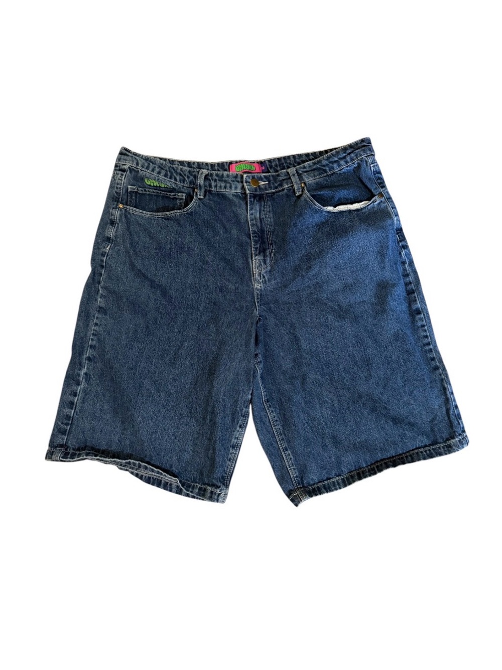 Y2K Style Empyre Dark Blue Denim Jean Shorts